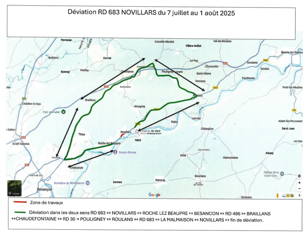 deviation RD 683 NOVILLARS